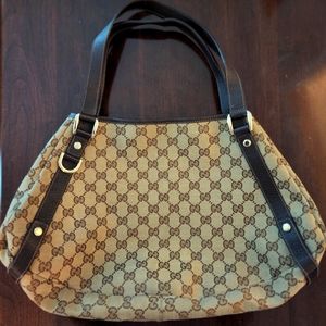 Authentic Gucci Canvas Bag